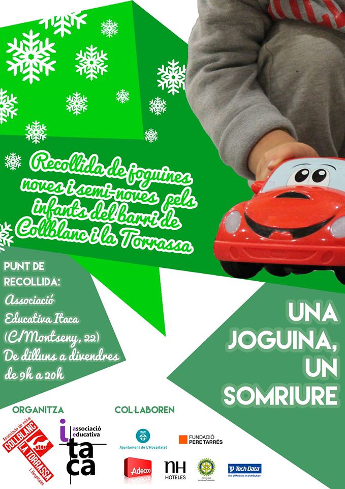 Finalitzem la campanya UNA JOGUINA, UN SOMRIURE