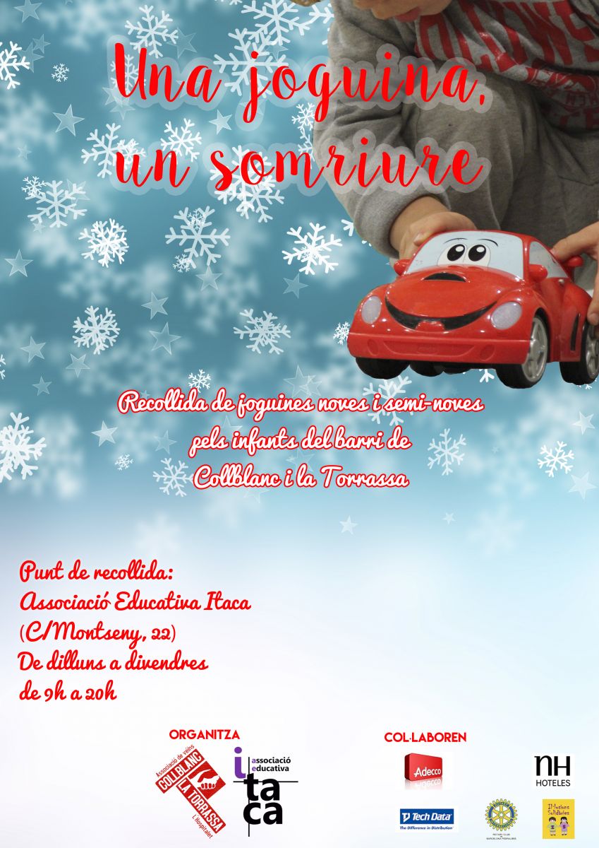 ​Una joguina, un somriure o Una joguina, incomptables somriures.